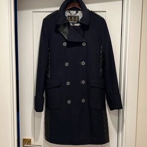 Women’s wool Barbour Coat in size 8 US, 12 UK.